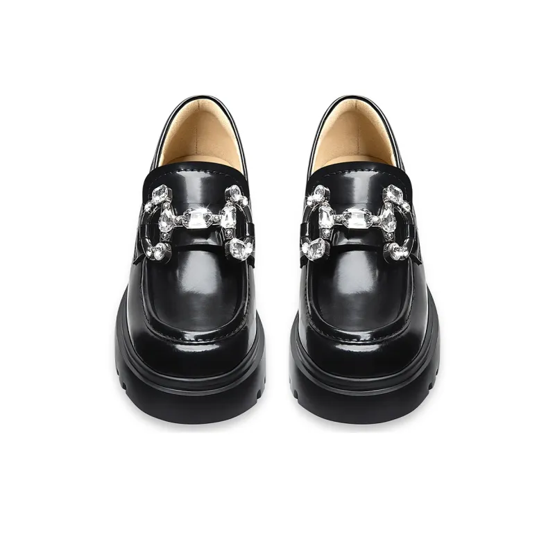 Lily Wei Loafers Women's Black-4