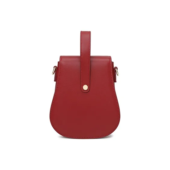 Ancient Yi Xi Cow Leather Cheongsam Crossbody Bag, Shoulder Bag Women's Red Peony-2