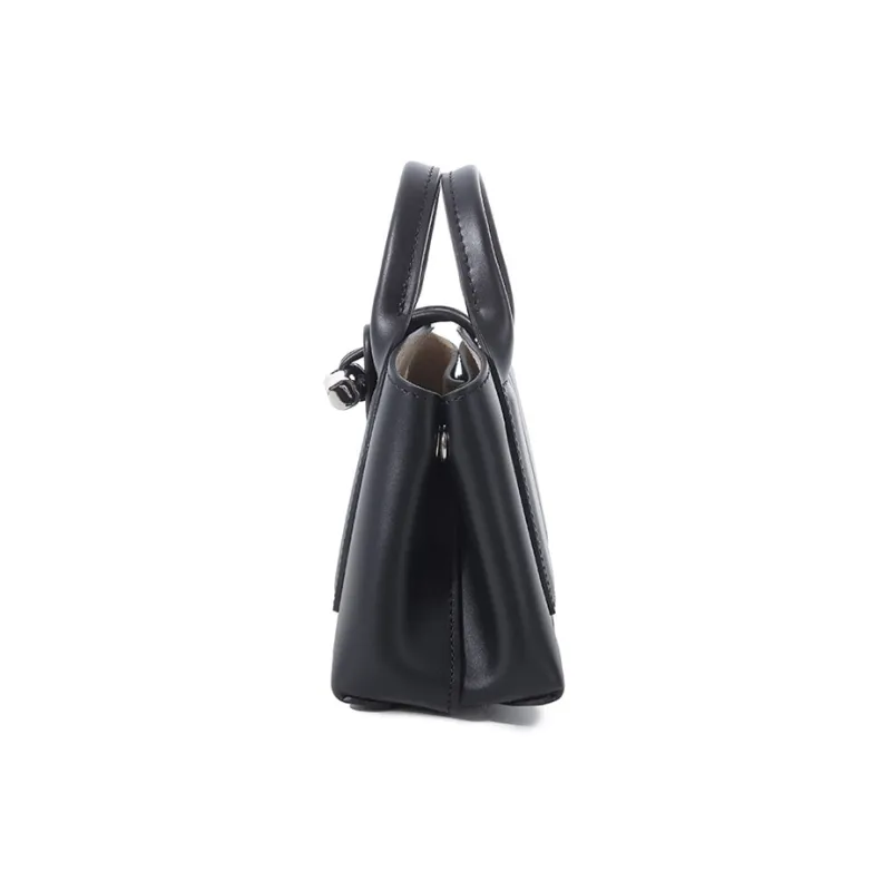 LONGCHAMP Cow Leather Handbag, Shoulder Bag, Big Bag Women's Black-2