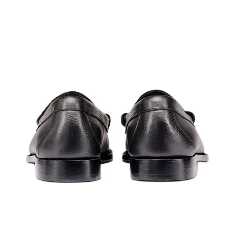G.H. Bass & Co. Larson Letterman Weejuns Loafers Men's Black-4
