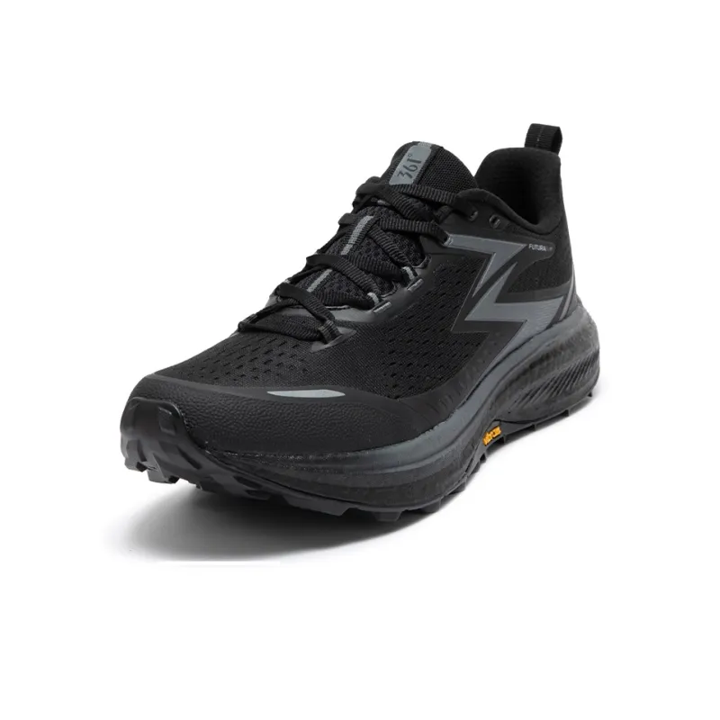 361° Anti Slip And Wear Resistant Breathable Low Top Running Shoes Men's Obsidian Black-1