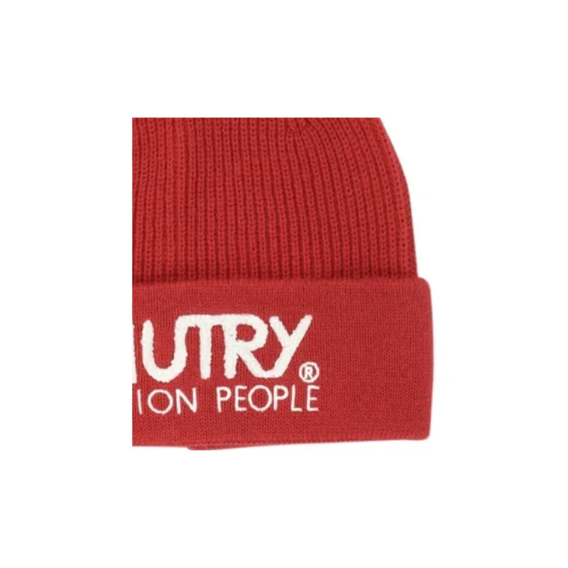 AUTRY Logo Detailed Turn Up Beanie-2