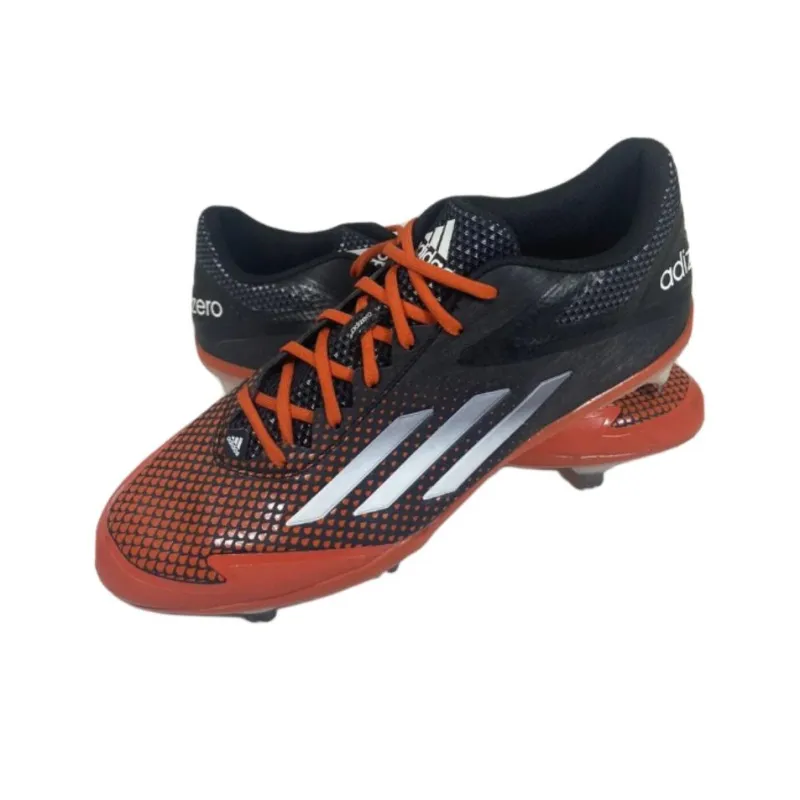 Adidas Adizero Afterburner 2.0 Baseball Cleats 'Orange Black'-2