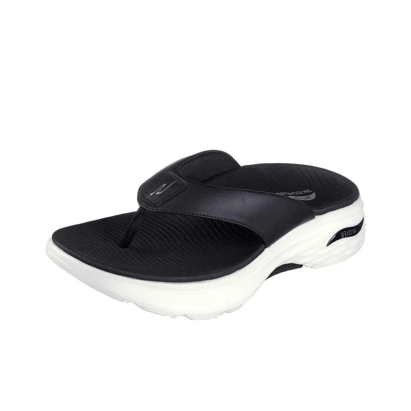 Skechers ON THE GO Odor-Resistant Slip-Resistant Flip Flops Men's Black-0