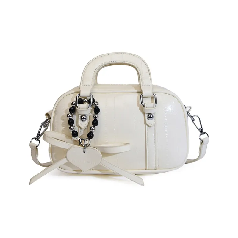 Fitchell PU Shoulder Bag, Handbag Women's Silver/Black/Pink/White-9