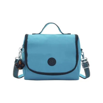 Kipling Polyamide One Shoulder Crossbody Portable Storage Bag Large Size Unisex Green Cool