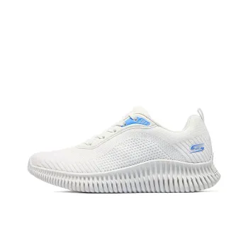 Skechers Bob's Anti Slip Wear Resistant Breathable Lightweight Low Top Casual Running Shoes Women's White