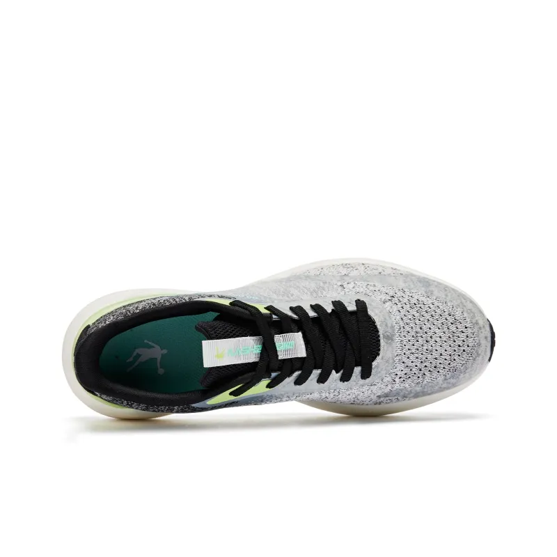 QIAODAN Boundless 5.0 Cushioning Anti Slip And Wear Resistant Low Top Running Shoes Men's Crescent Moon Smart Green-3