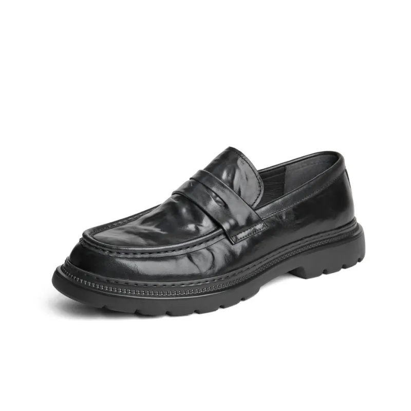 BELLE Men's Casual Shoes Men Low-Top Black-1