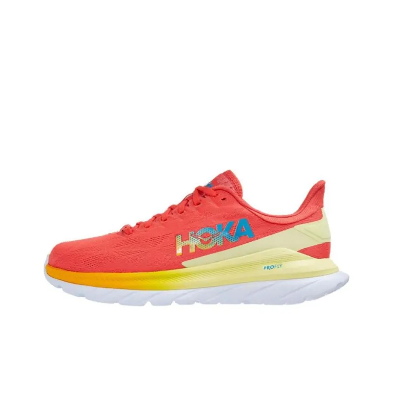 HOKA ONE ONE Mach 4 Hot Coral-0