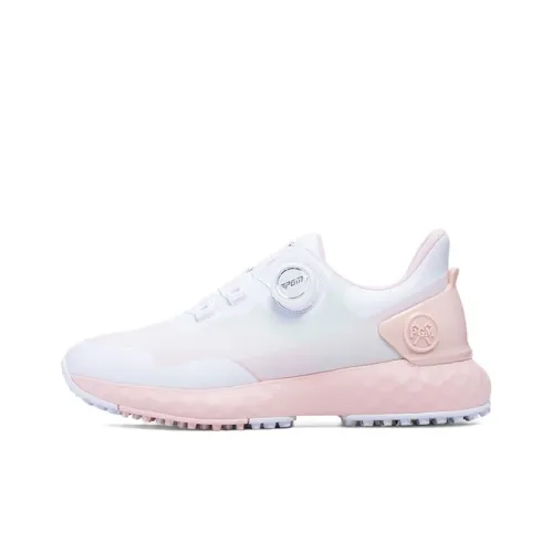 PGM Water-Resistant Height Increasing Low-Top Golf Shoes Women's Butterfly Color Pink