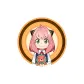 Round Badge-Ania Style