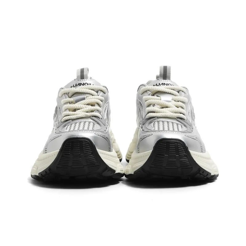 HUANQIU Breathable Support Height Increasing Chunky Sneakers Women's-15