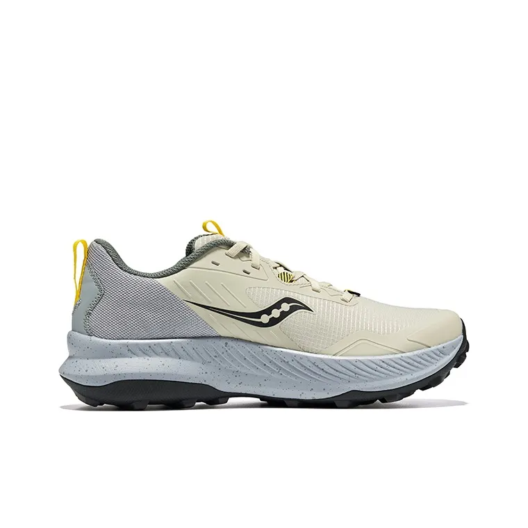 Saucony Low Top Running Shoes Men's Light Gray Black-1
