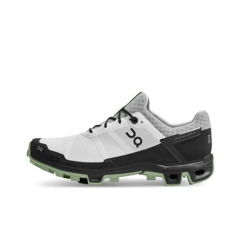 On Cloudventure Peak Cushioning, Wear Resistant Low Top Casual City Commute Running Shoes Men's White Cyan-0