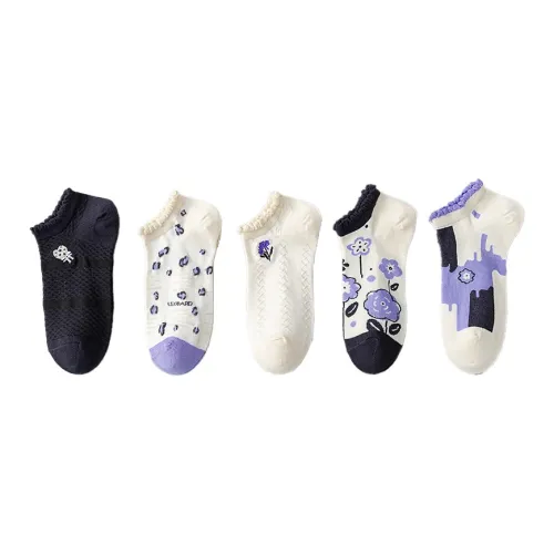 HANADASOX Ankle Socks Women's 5 Pack Mixed Color
