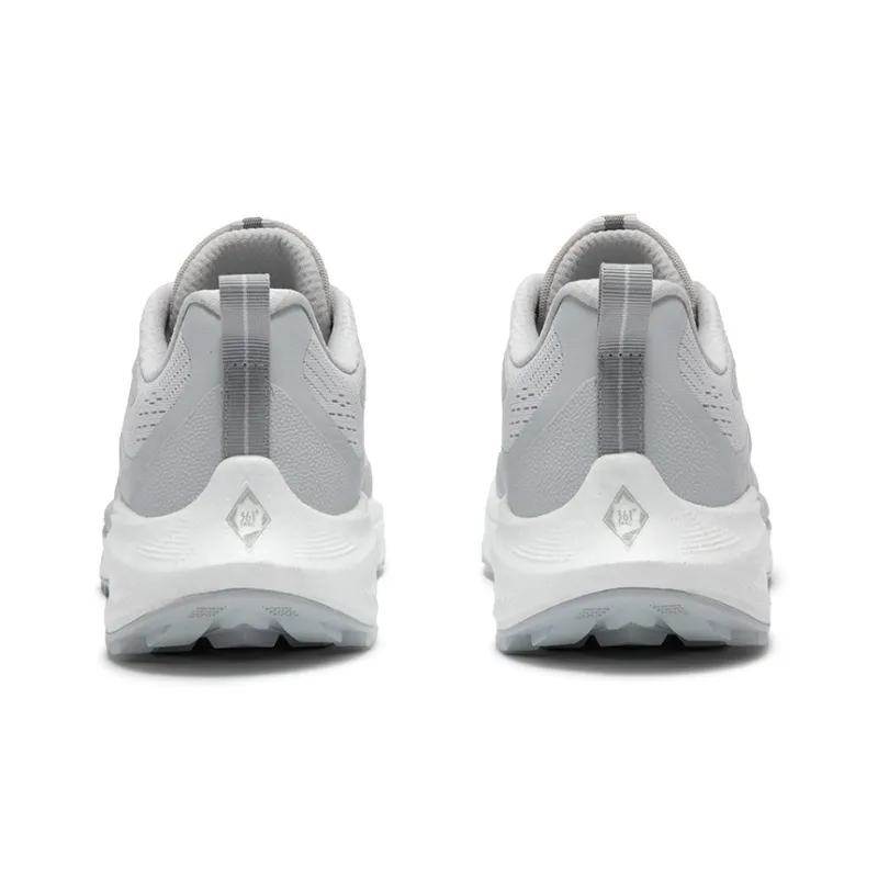 361° Anti Slip And Wear Resistant Breathable Low Top Running Shoes Men's Mist Gray-3
