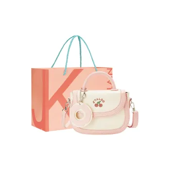 JANE KLAIN PU Saddle Bag Handbag, Crossbody Bag Regular Women's White & Blue/White & Pink