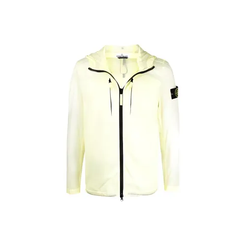 STONE ISLAND Jackets Men Yellow