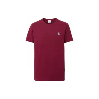 Burberry Tb Embroidered Cotton T Shirt