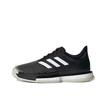 SoleCourt Boost Adidas Clay 'Black White'