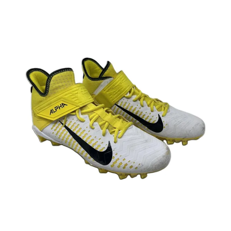 Nike Alpha Menace Pro 2 Mid White Opti Yellow-1
