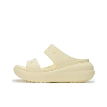 Crocs Slide Slippers Women's Light Yellow