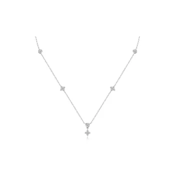 JUICY GRAPE Moissanite Necklaces Women's
