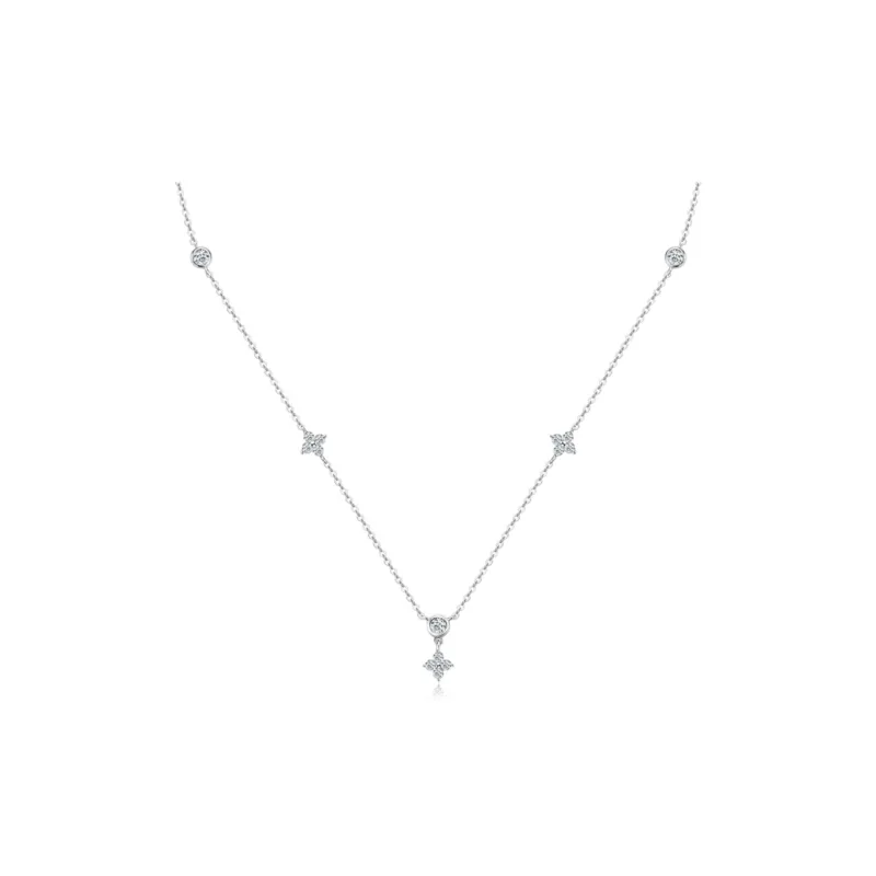 JUICY GRAPE Moissanite Necklaces Women's-0