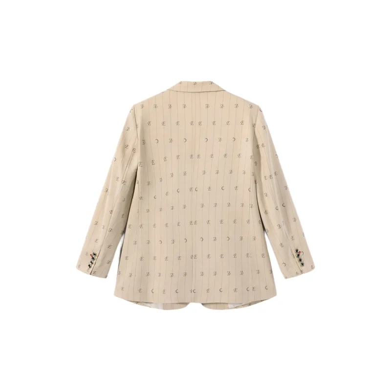 EICHITOO Business Suit Women's Khaki Pattern-1