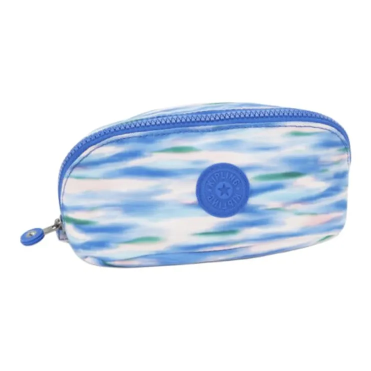 Kipling Recycled Polyester Toiletry Bag Small Size Women's Light Blue-1