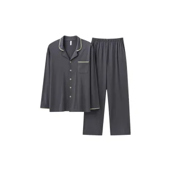 Lanza Pajama Set Men's Dark Gray