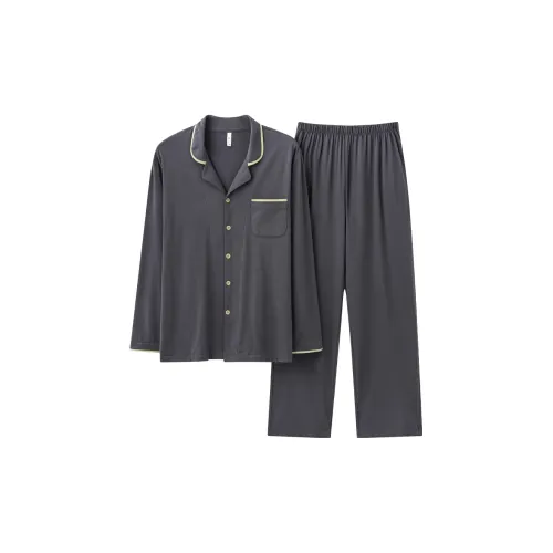 Lanza Pajama Set Men's Dark Gray