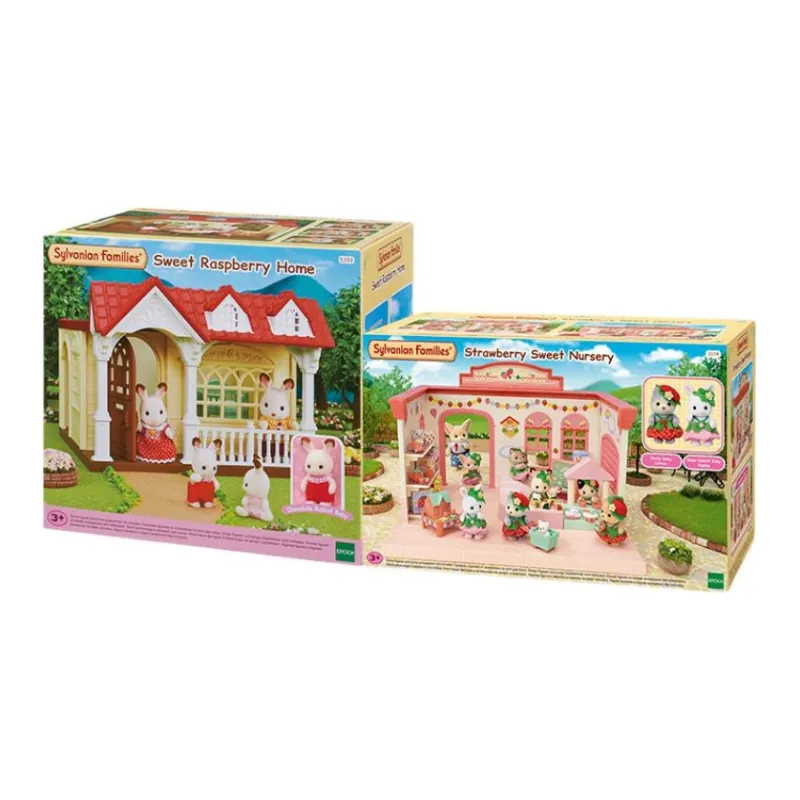 Sylvanian Families Strawberry Sweet Kindergarten Doll Products-1