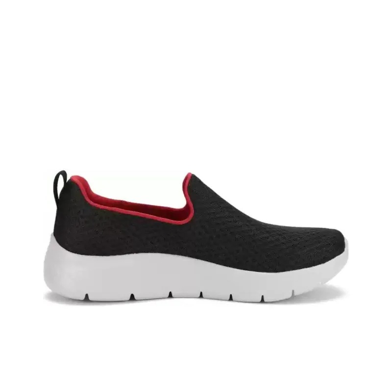 Skechers Cushioning Wear Resistant Low Top Casual Shoes Men's Black Red-1