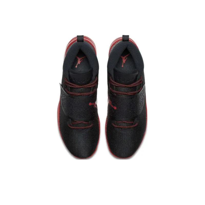 Jordan Super Fly 5 Po Black Gym Red-4