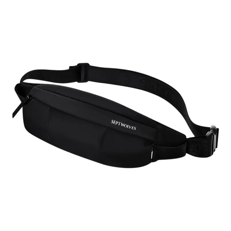 SEPTWOLVES Fabric Sling Bag, Crossbody Bag, Shoulder Bag, Fanny Pack Regular Men's Black-4