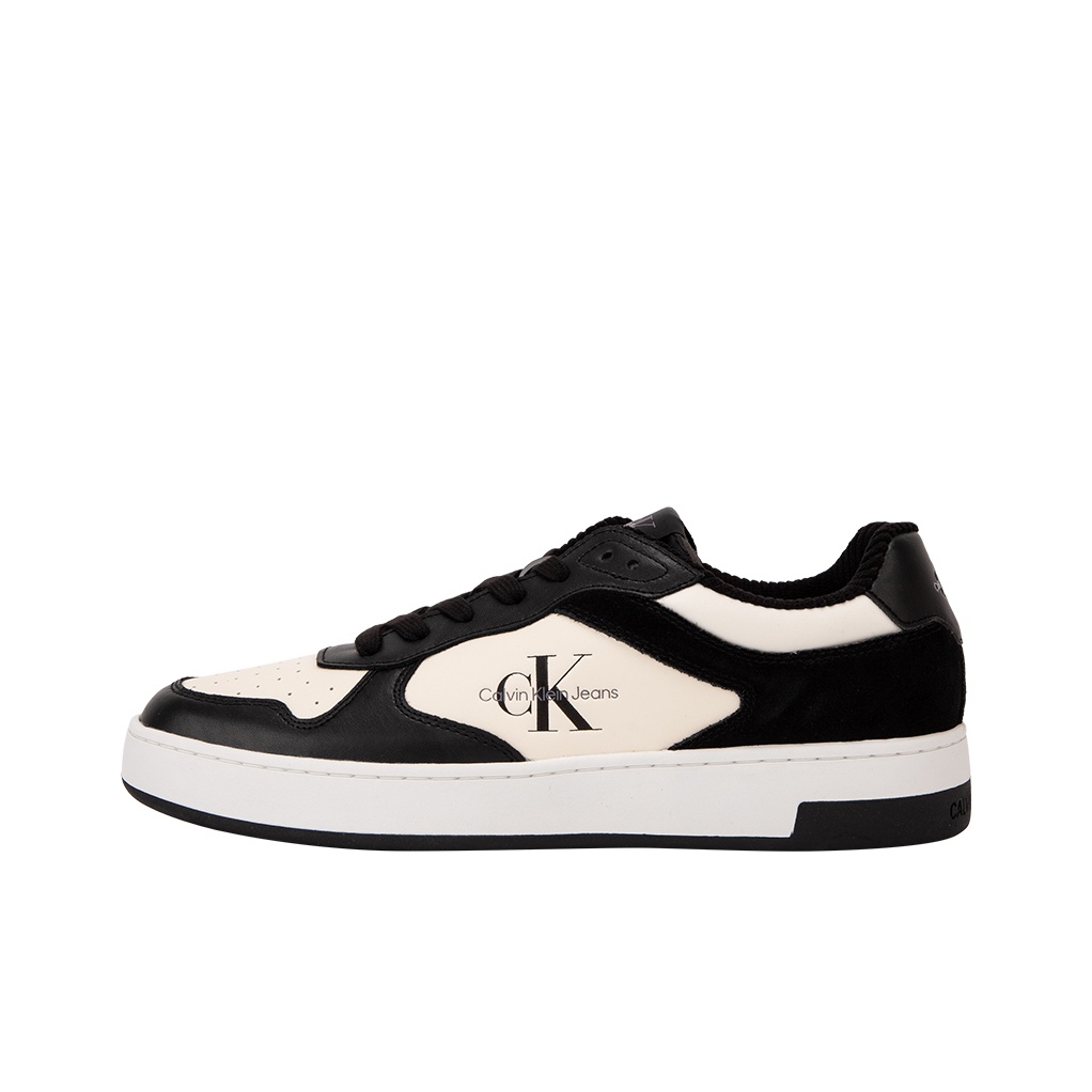 Calvin Klein Skateboard Shoes Men Low Top Black White