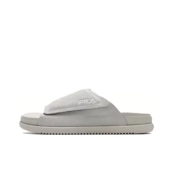 FILA Slip Resistant Abrasion Resistant Slide Slippers Men's Gray