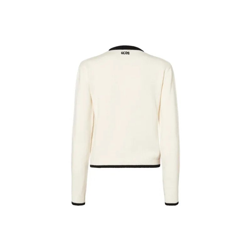 GCDS Basic Patterned jacquard Jumper-1