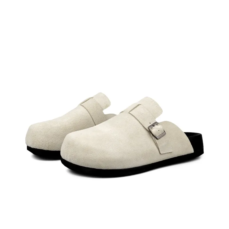 XIE SHE Abrasion Resistant Slip Resistant Wrap toe Slippers Unisex-16