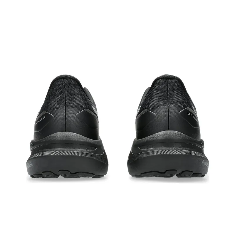 Asics GT 1000 13 Slip Resistant, Abrasion Resistant, And Balanced Low Top Running Shoes Men's Black Gray Color-3