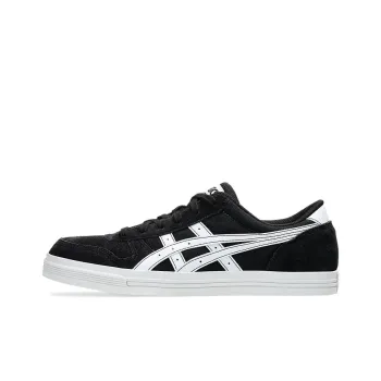 Asics Aaron Anti Slip Wear Resistant Low Top Skateboard Shoes Unisex Black White