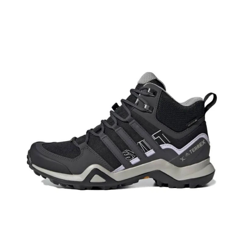 Adidas Terrex Swift R2 Mid Gore Tex 'Black Grey' Women's-0