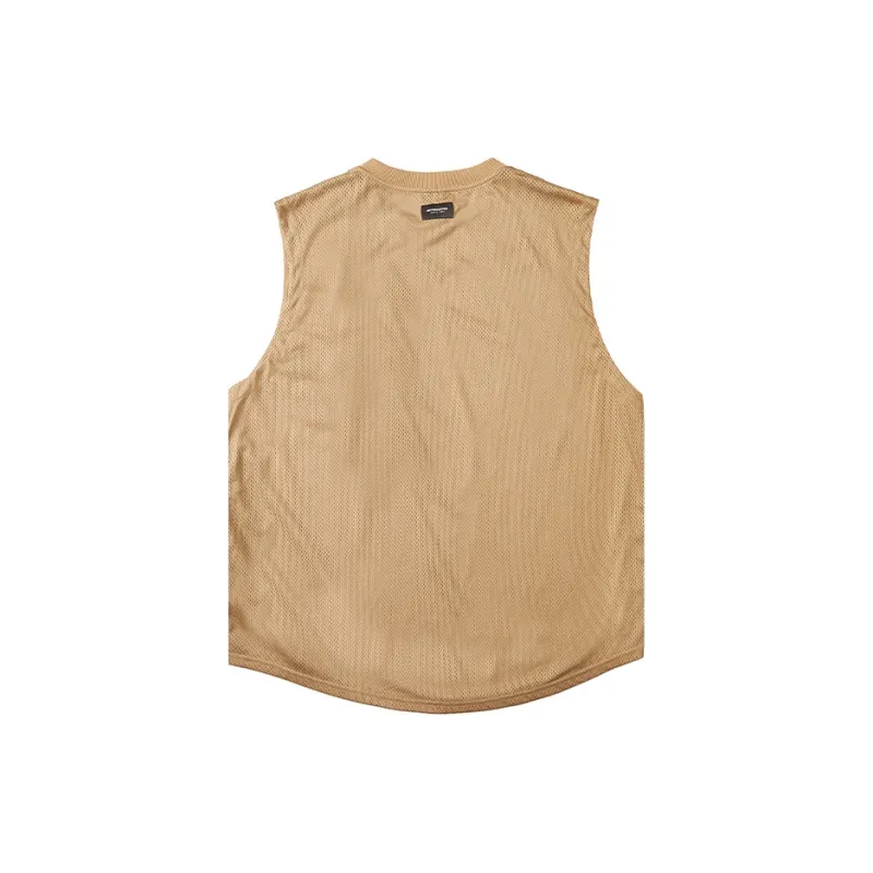 WAYNEXZAVIER Tank Tops Men Khaki-1