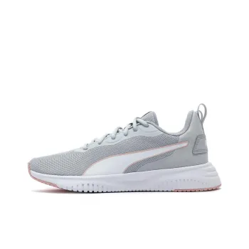 PUMA Flyer Fle Slip-Resistant Cushioning Low-Top Casual Running Shoes Unisex Gray Pink