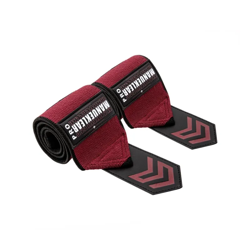 MANUEKLEAR Professional Fitness Bicep And Tricep Wrist Straps With Wrist Support Protective Rehabilitation Compression-12