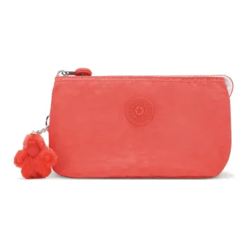 Kipling Recycled Polyamide Wallet Large Size Women's Coral