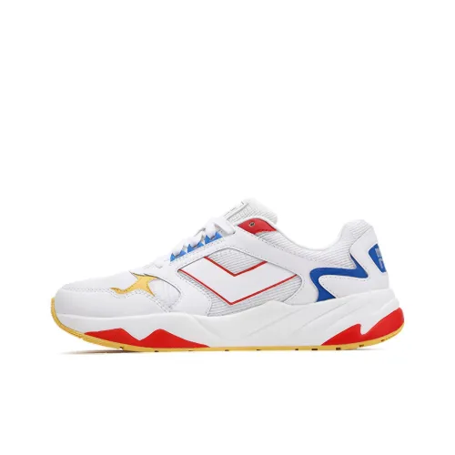 PONY Cushioned Wear-Resistant Slip-Resistant Lightweight Low-Top Running Shoes Women's White
