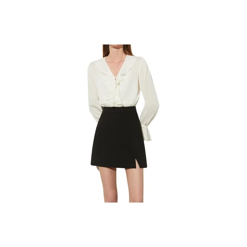 DPLAY Casual Short Skirts Women's Classic Black-1